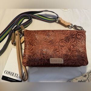 Consula Sally Uptown Crossbody Wristlet Bag New With Tags